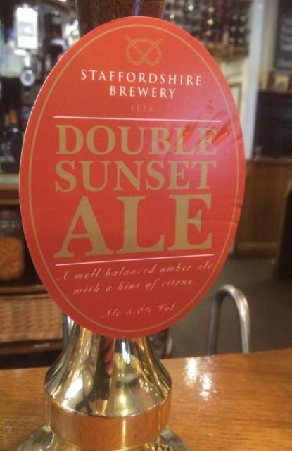 Double Sunset Ale, Staffordshire Brewery