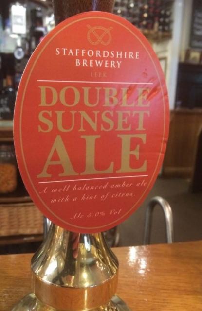 Double Sunset Ale 5.0%, Staffordshire Brewery, England