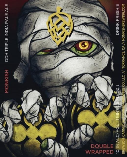 Double Wrapped 10.1%, Monkish Brewing Company, United States