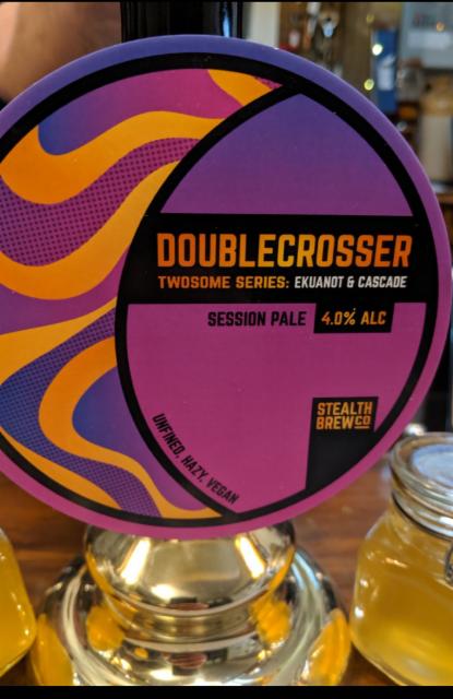 Doublecrosser - Ekuanot & Cascade 4.0%, Stealth Brew, England