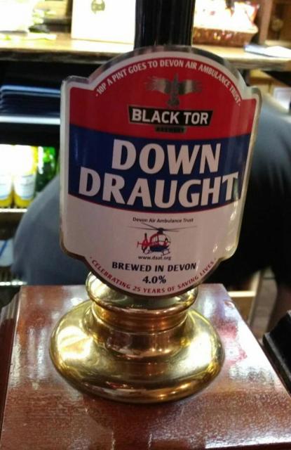 Down Draught 4.0%, Black Tor Brewery, England