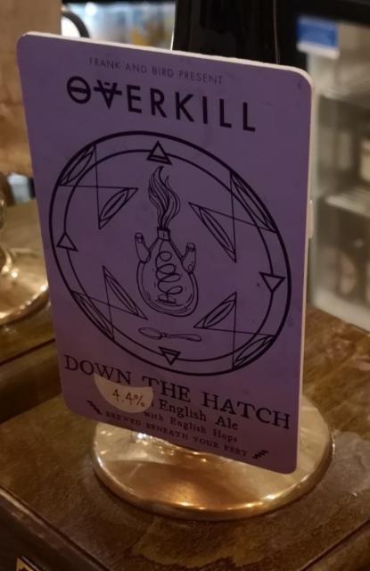 Down The Hatch 4.4%, Overkill, England