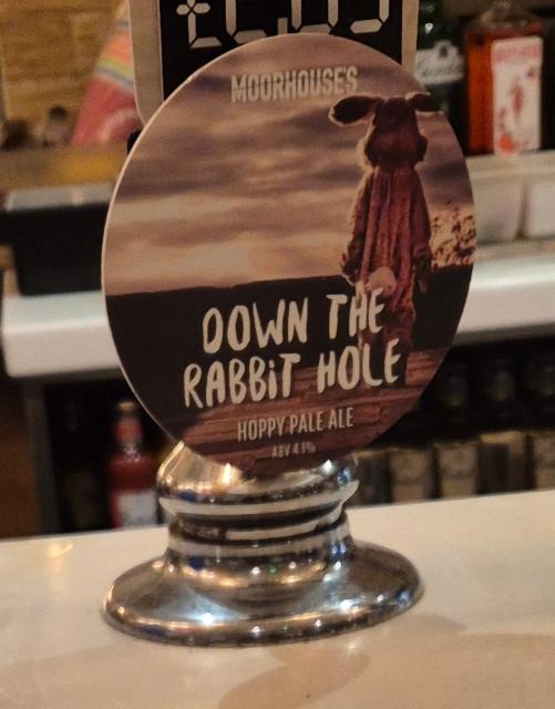 Down the Rabbit Hole 4.1%, Moorhouse's Brewery, England