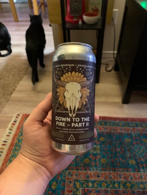 Down to the Fire - Part 2 4.5%, Holy Mountain Brewing Company, United States