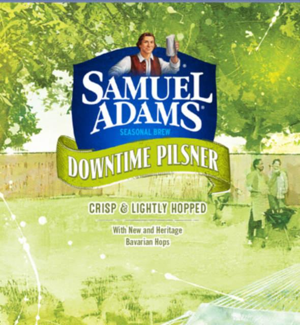 Downtown Pilsner 5.0%, Samuel Adams (Boston Beer Company), United States