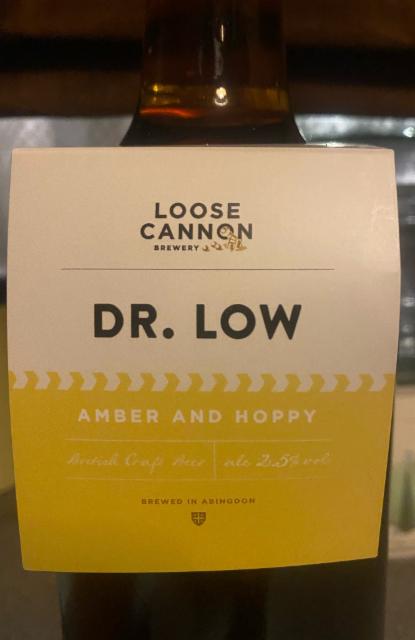 Dr. Low 2.6%, Loose Cannon Brewery, England