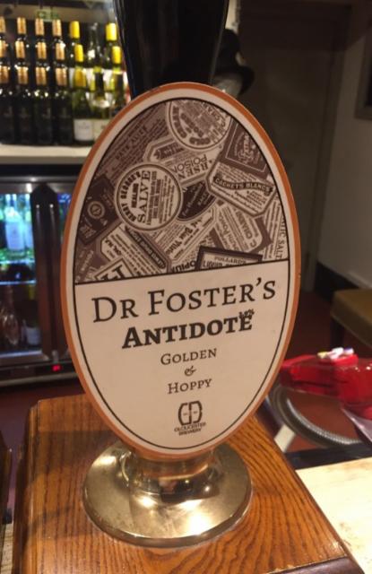 Dr Foster's Antidote 4.2%, Gloucester Brewery, England