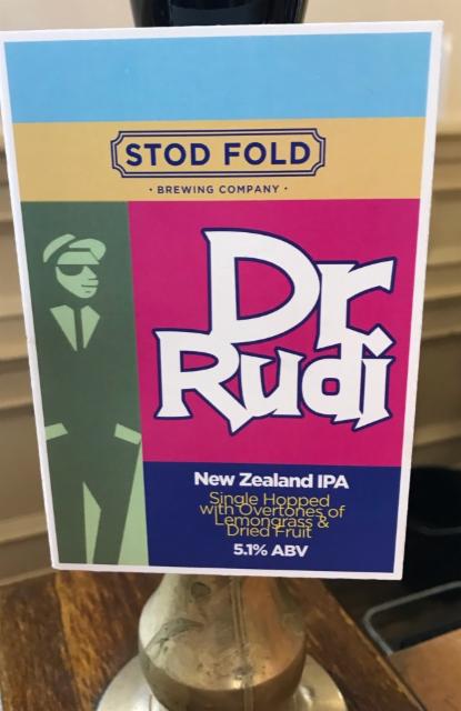 Dr Rudi 5.1%, Stod Fold Brewing, England