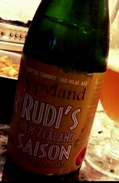 Dr Rudi's New Zealand Saison 6.3%, Poppyland Brewery, England