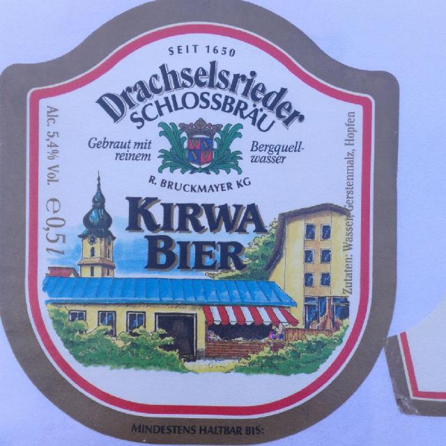 Kirwa Bier 5.4%, Drachselsrieder Schlossbräu, Germany
