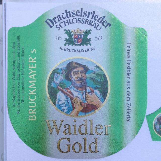 Waidler Gold 5.4%, Drachselsrieder Schlossbräu, Germany
