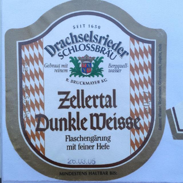 Zellertal Dunkle Weisse 5.5%, Drachselsrieder Schlossbräu, Germany