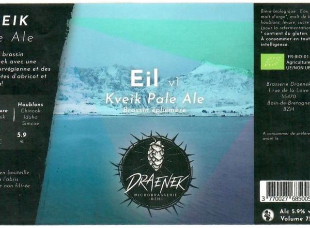 Draenek Kveik Pale Ale 6.5%, Draenek, France