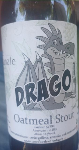 drago oatmeal stout, La Brasserie Artisanale Du Pays Des Sorgues (La Vallis Clausa)