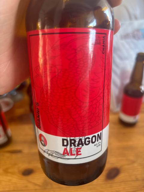 Dragon Ale 5.0%, Lafkas Brewery, Greece