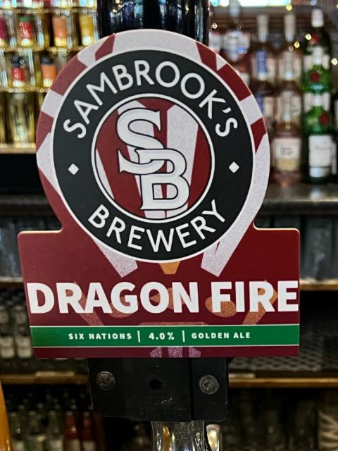 Dragon Fire 4.0%, Sambrook's Brewery, England