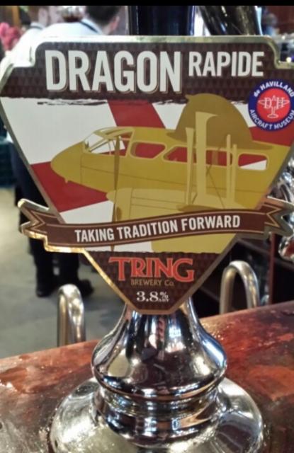 Dragon Rapide 3.8%, Tring Brewery, England