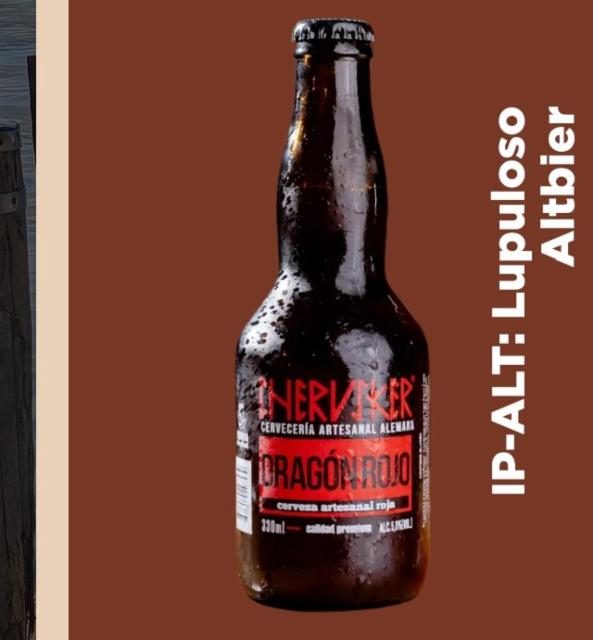 dragon rojo 5.0%, Cherusker CERVECERÍA ARTESANAL ALEMANA, Ecuador