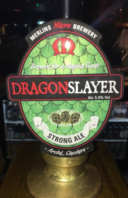 Dragon Slayer 5.6%, Merlin's Micro Brewery, England