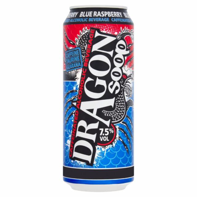 Dragon Soop Blue Raspberry 7.5%, Corinthian brands, England