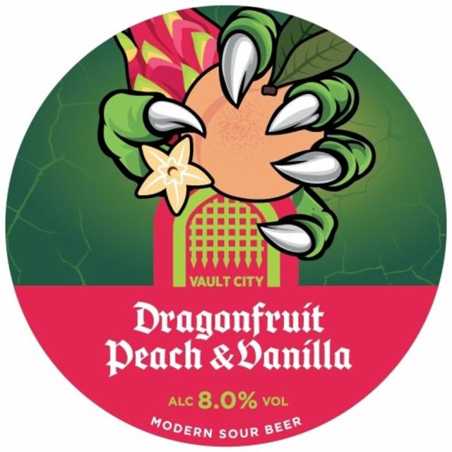 Dragonfruit, Peach & Vanilla 8.0%, Vault City Brewing, Scotland