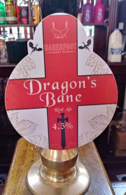 Dragon's Bane 4.5%, Haresfoot Brewery, England