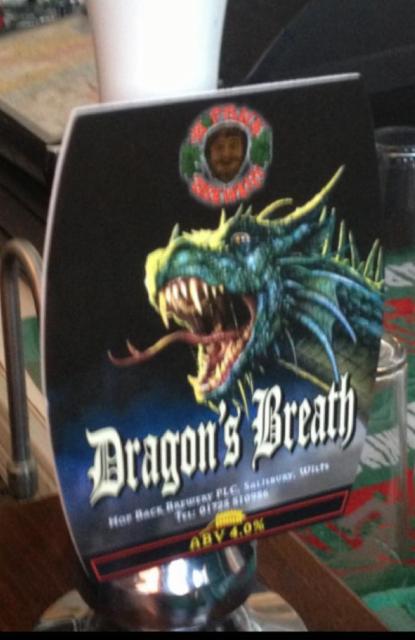 Dragon's Breath 4.0%, Hop Back Brewery, England