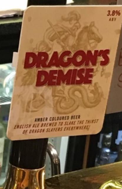 Dragon's Demise 3.8%, Hydes Salford, England