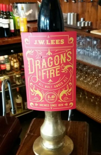 Dragon's Fire 4.0%, J.W. Lees Brewery, England