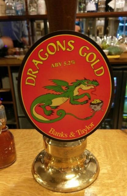 Dragons Gold 5.2%, B&T Brewery Ltd. Shefford Ales, England