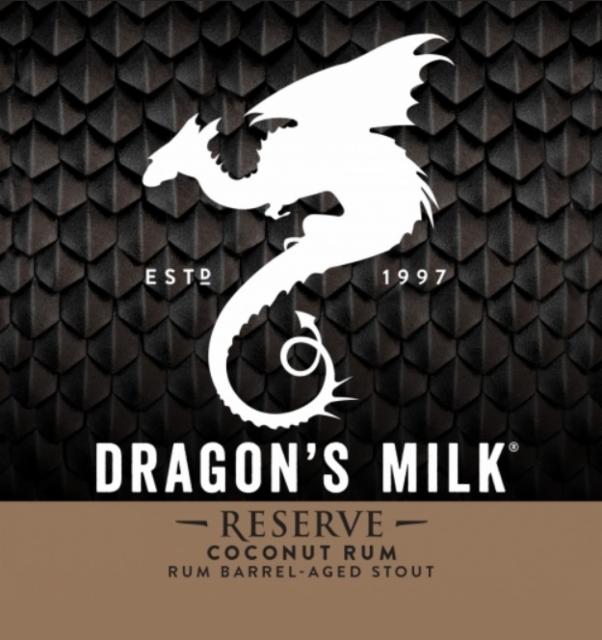 Dragon's Milk Reserve: Coconut Rum (2018) 13.5%, New Holland Brewing Company, United States