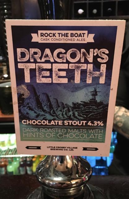 Dragon's Teeth 4.3%, Rock The Boat Brewery, England