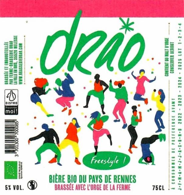 Drao Freestyle #2 5.0%, Ferme Brasserie Drao, France