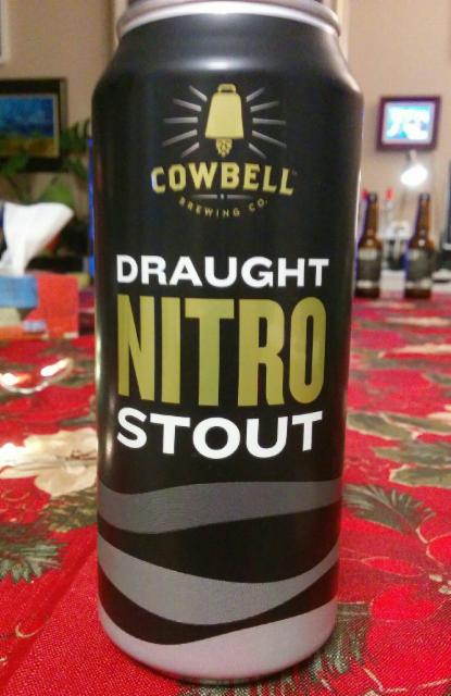 Draught Nitro Stout 4.2%, Cowbell, Canada
