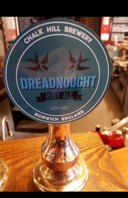 Dreadnought 4.9%, Chalk Hill Brewery, England