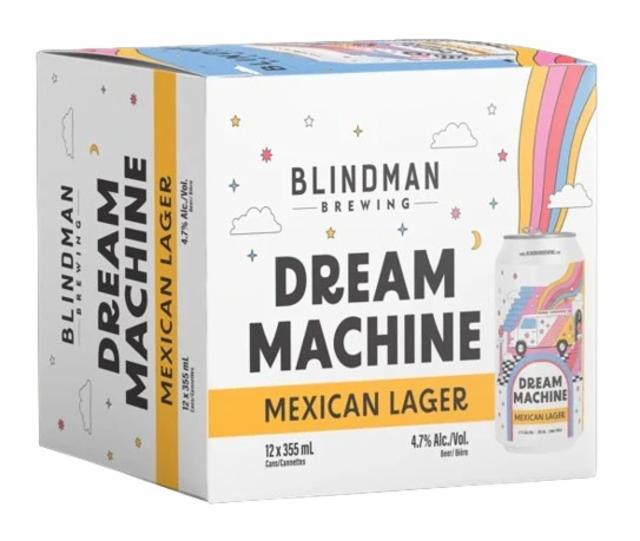 Dream Machine - Mexican Lager 4.7%, Blindman Brewing, Canada