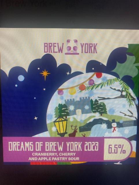 Dreams of Brew York 2023 6.5%, Brew York, England