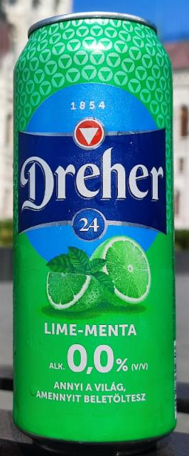 Dreher Lime-Menta 0.0%, Dreher Sörgyárak (Asahi), Hungary