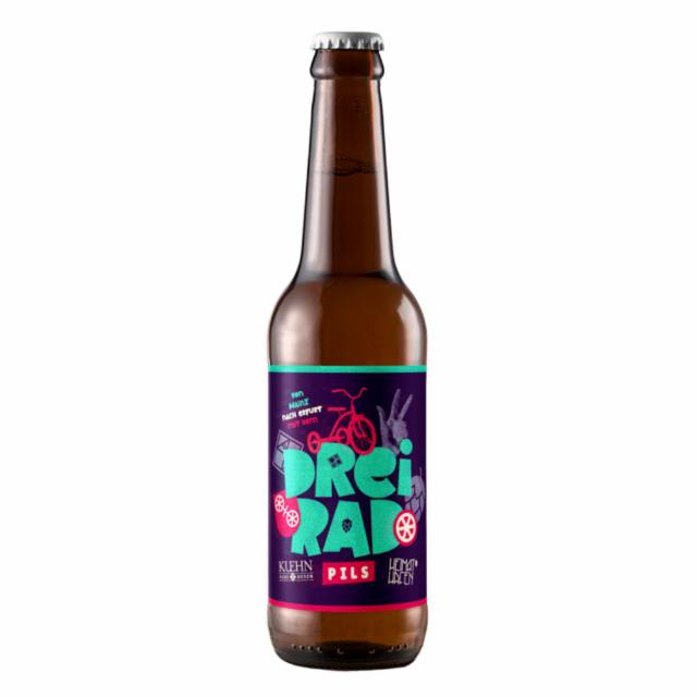 drei Rad pils 4.8%, Kuehn Kunz Rosen, Germany