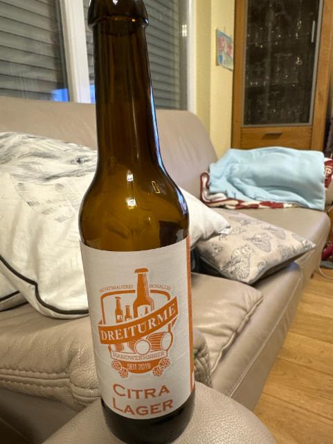 Dreitürme Citra Lager 4.6%, Dreitürme Privatbrauerei Schaller, Germany