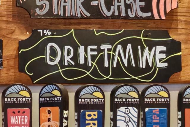 Driftmine 7.0%, Back Forty Beer Company, United States