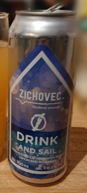 Drink and Sail 0.5%, Rodinný Pivovar Zichovec, Czech Republic