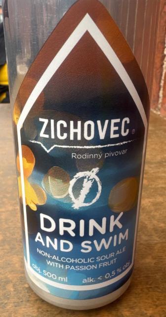 Drink and Swim 0.5%, Rodinný Pivovar Zichovec, Czech Republic