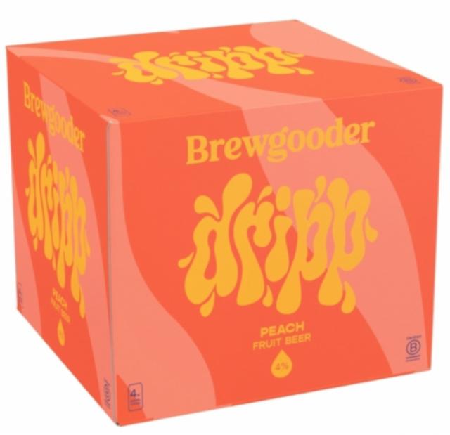 Dripp Peach 4.0%, Brewgooder, Scotland