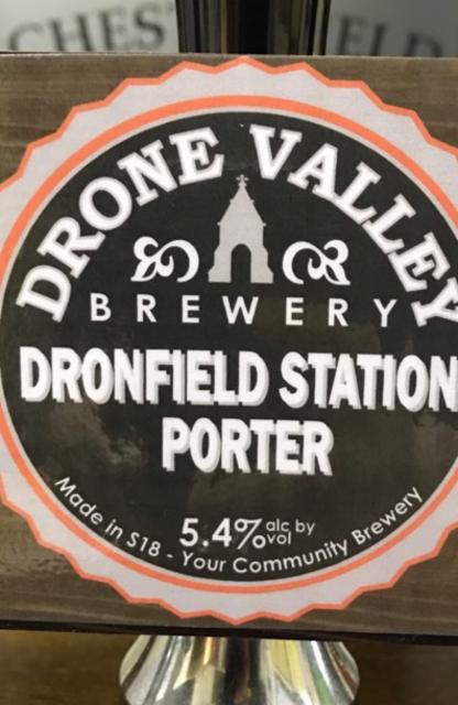 Dronfield Station Porter 5.4%, Drone Valley Brewery, England