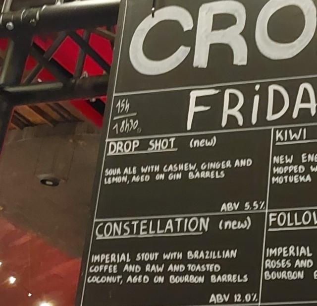 Drop Shot (Gin Barrel Aged) 5.5%, Croma Beer, Brazil
