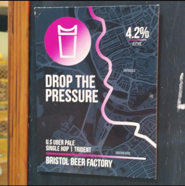 drop the pressure 4.2%, Bristol Beer Factory, England