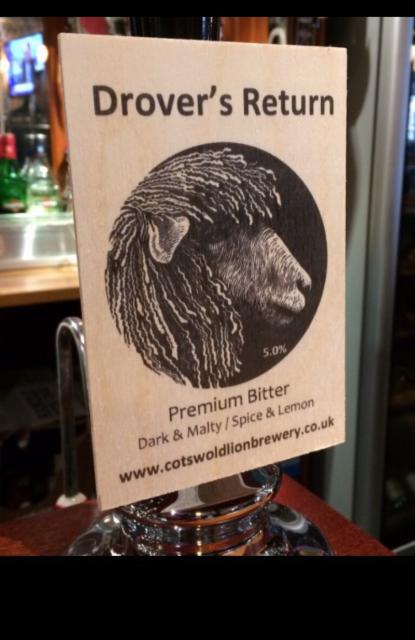 Drover's Return 5.0%, Cotswold Lion Brewery, England