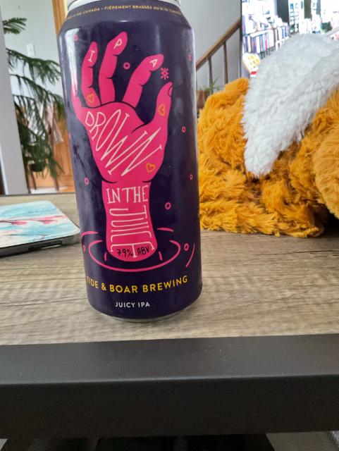 Drown in the Juice Juicy IPA, Tide & Boar Brewing