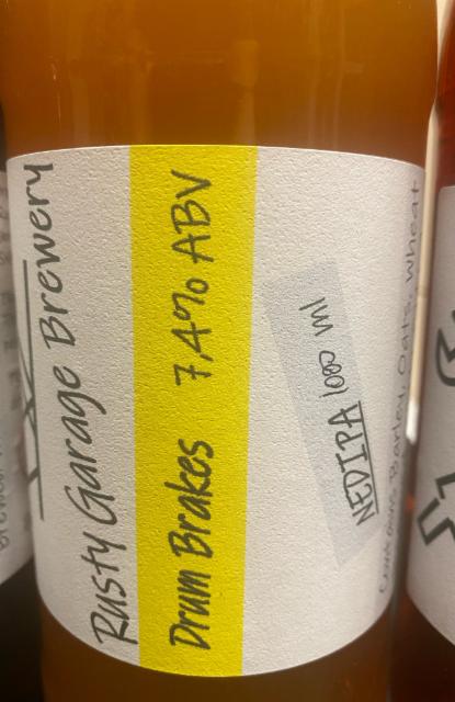 Drum Brakes 7.4%, Rusty Garage Brewery, England